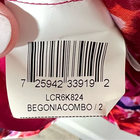 NWT BCBGMAXAZRIA pink floral begonia formal cocktail dress size 2 B108 - Picture 6 of 8